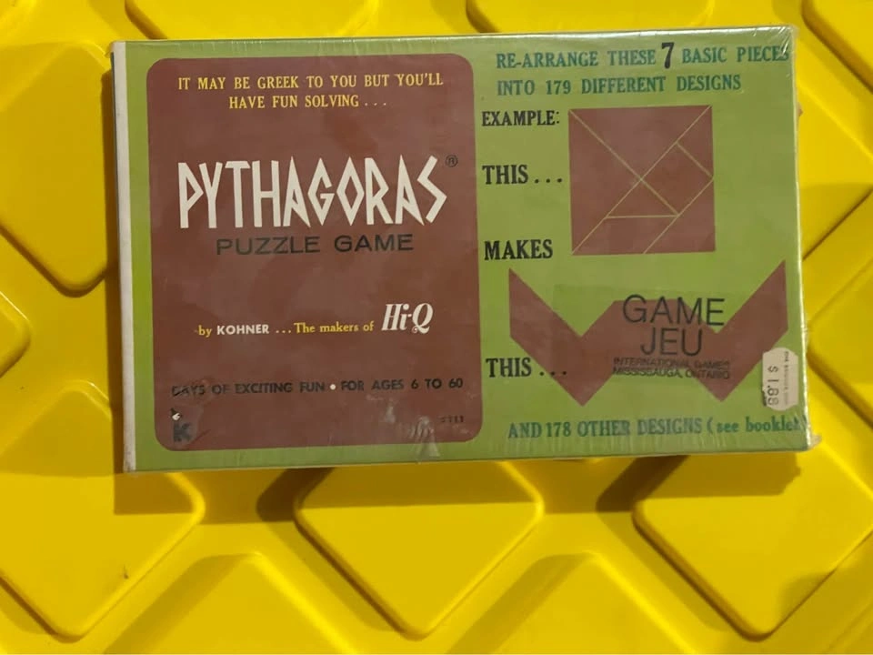 Vintage find - still wrapped - Pythagoras puzzle game - photo 2