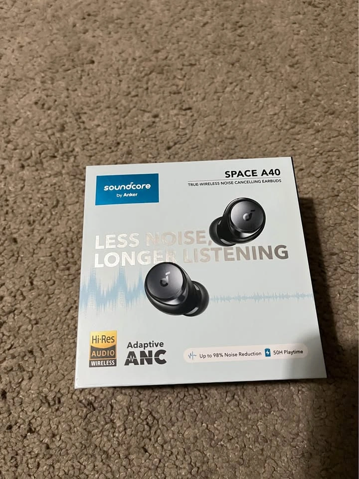Soundcore Space A40 Active Noise Cancelling Wireless Earbuds