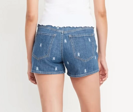 High-Waisted OG Jean Shorts - 3-inch inseam - photo 4