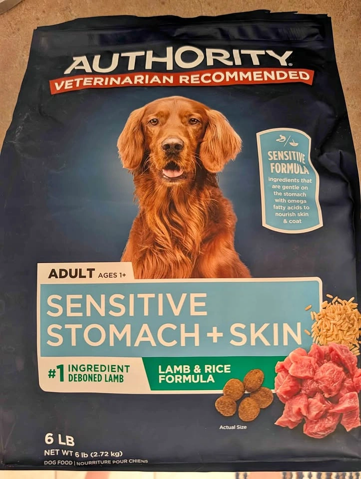 Authority Sensitive Stomach + Skin Lamb & Rice Dog Food - 3.3 lb