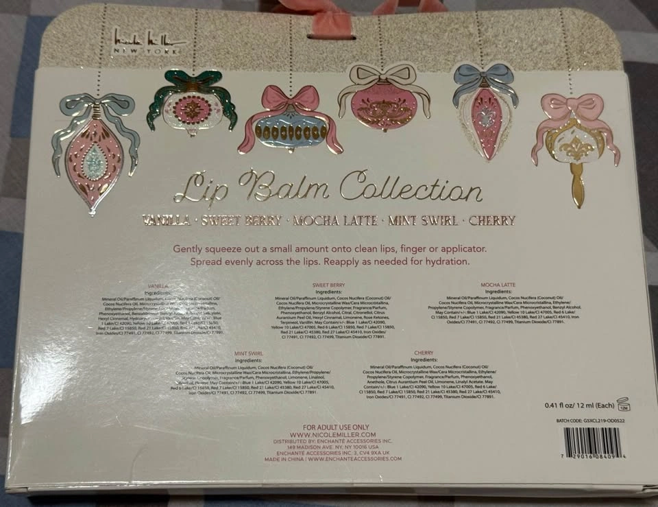 Nicole Miller New York Lip Balm Collection — 5 Piece Set - photo 2