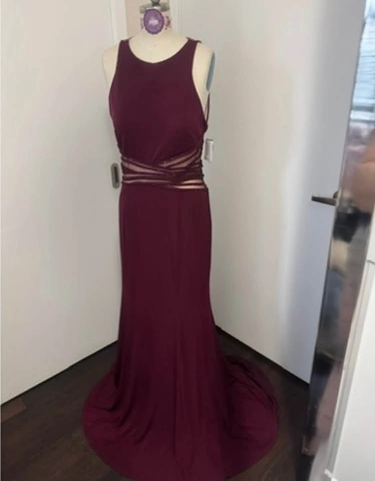 Ladies Size 14 Merlot Evening Dress - New With Tags - photo 4
