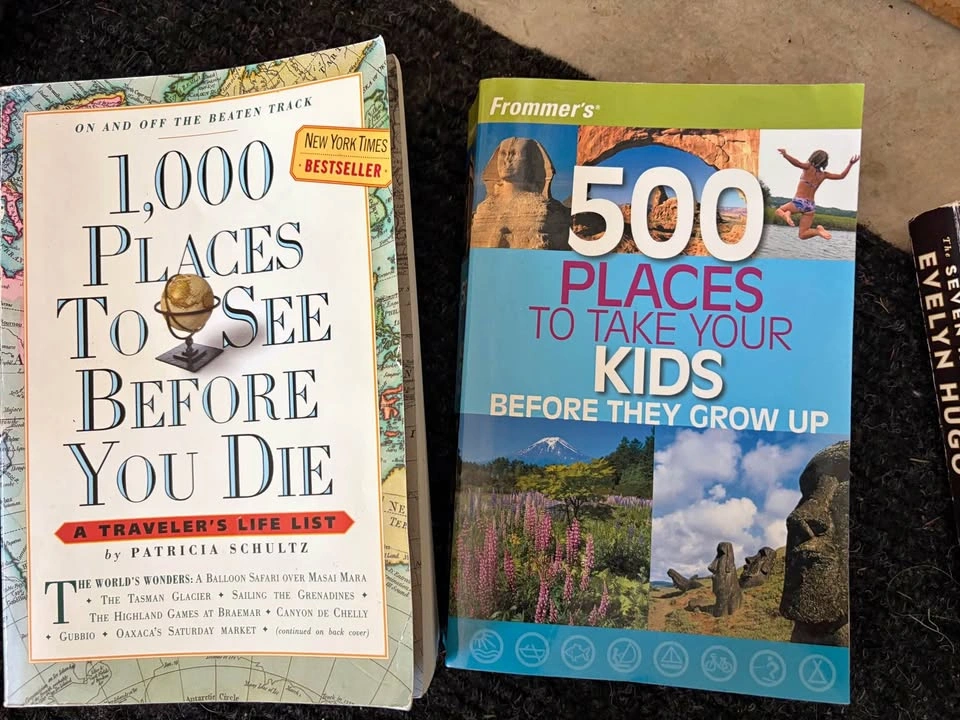 Great travel books lot