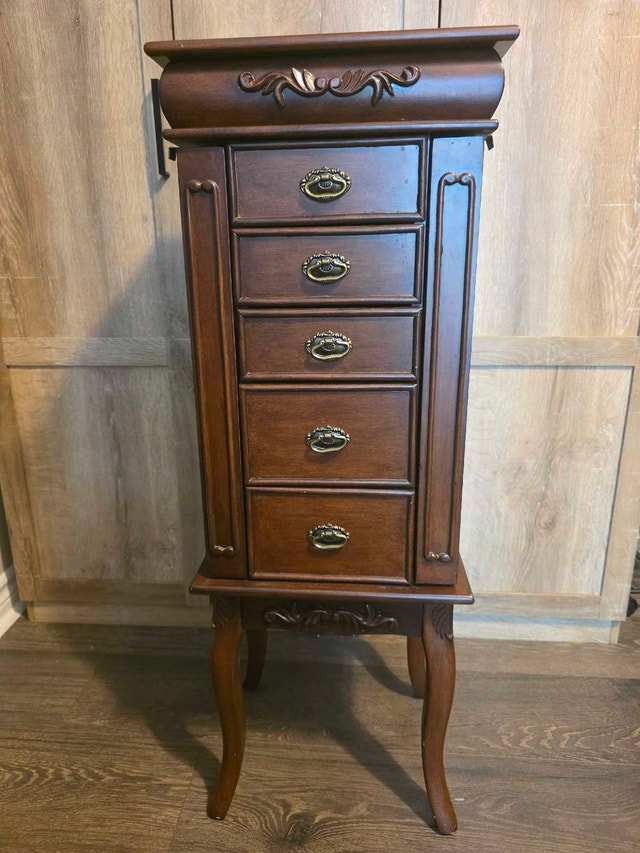 Wooden Jewellery Armoire