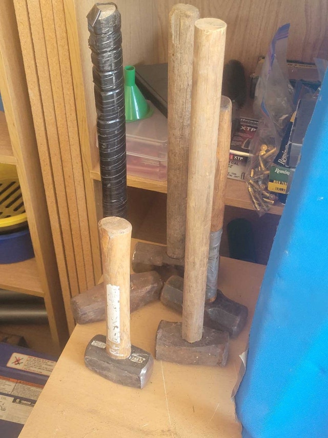 5 small sledge hammers