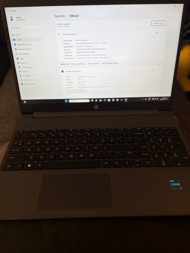 HP 15 Laptop 32GB 1TB Intel i3 12thGen 15.6" - photo 3