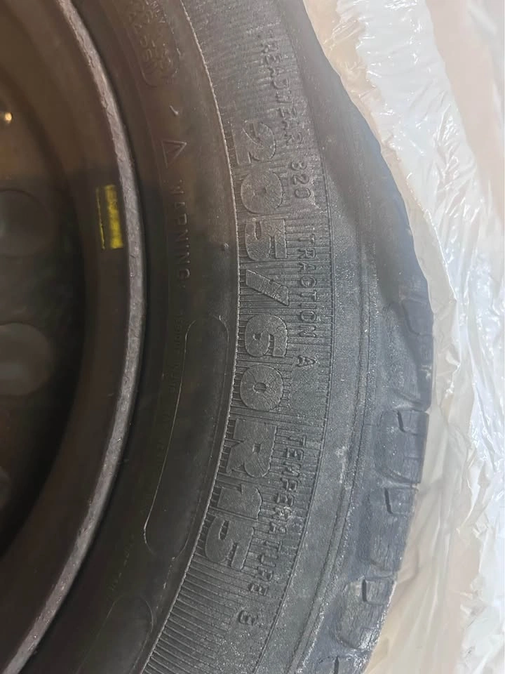 Michelin 205/60R15 Tires on Nissan Wheels with Rims - photo 2