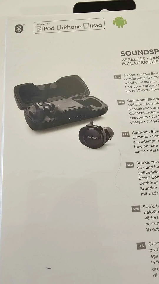 Bose sound sport free earbuds Open box new - photo 4