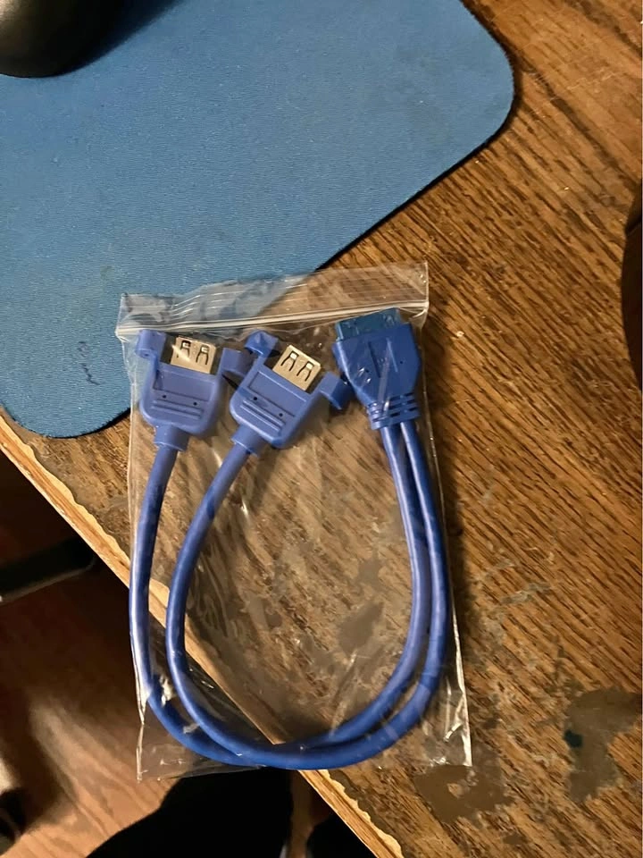 Dual USB Header Cable