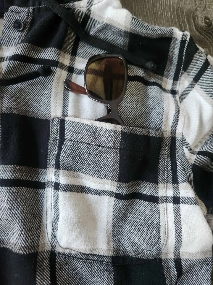Bluenotes Hooded Plaid Flannel Shirt - photo 4