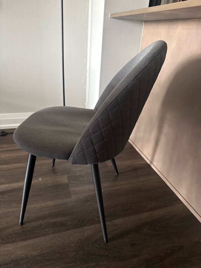 Structube Grey Chairs (4) - photo 2