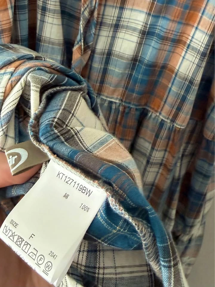Kutir Plaid Midi Dress from Japan Fits Up To Medium - photo 3