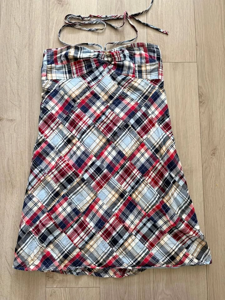 Loft Vintage Plaid Mini Dress Y2K Size 6P