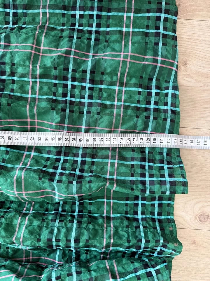 Plaid Green Dress from Japan Brand Pageboy - Fits Like A Size Sm - photo 5