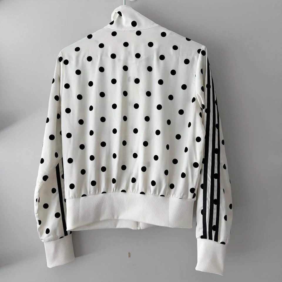 Viral Adidas Polka Dot Track Suit Jacket + Pants - Size Medium - photo 2