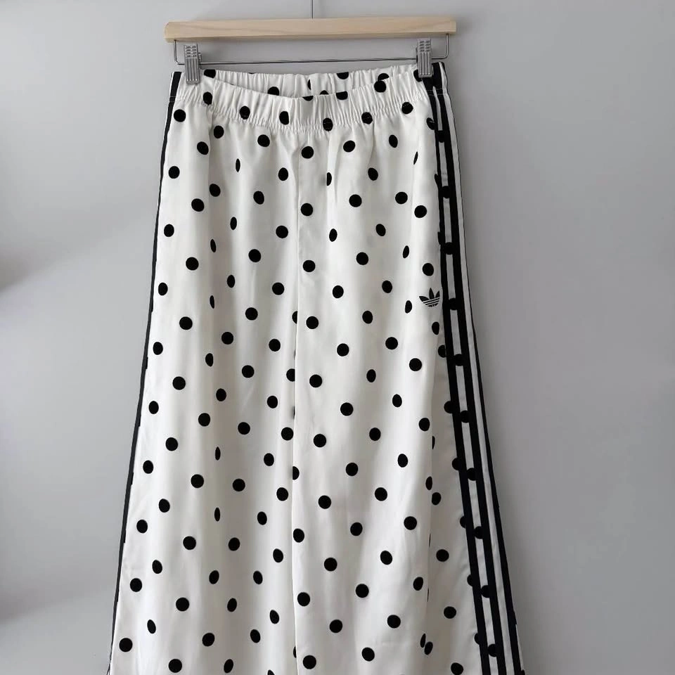 Viral Adidas Polka Dot Track Suit Jacket + Pants - Size Medium - photo 3