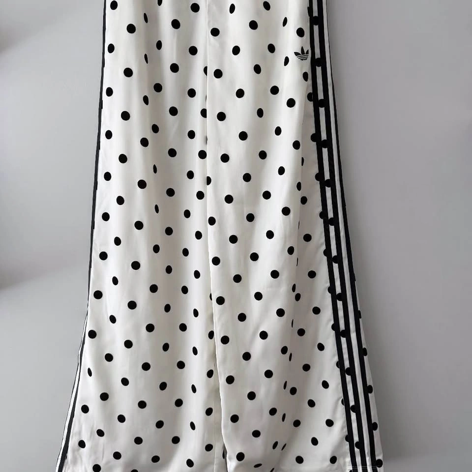 Viral Adidas Polka Dot Track Suit Jacket + Pants - Size Medium - photo 4