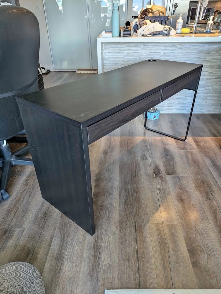Ikea Micke Desk (Black-Brown)