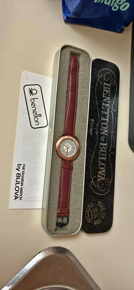 Vintage Benetton by Bulova watch