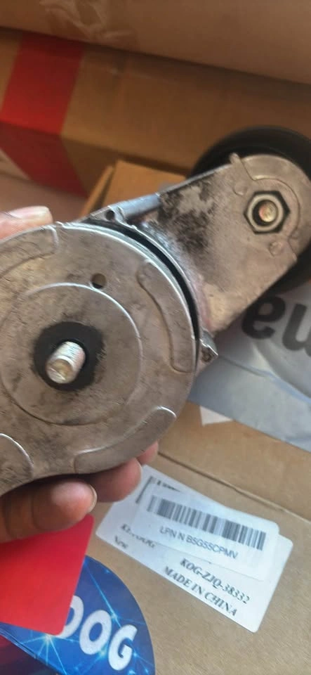 Aftermarket engine serpentine belt tensioner with pulley assembl - photo 4