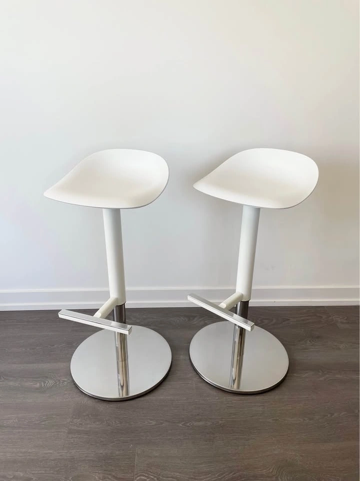 IKEA JANINGE Bar stool, white, 2 - photo 2