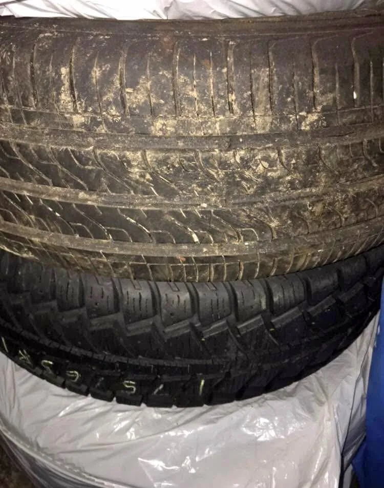 4x 75/65R14 Winter Tires and 4x 175/65R14 summer tires for sale thumbnail