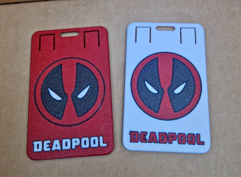Deadpool ID Card Holder Keychain