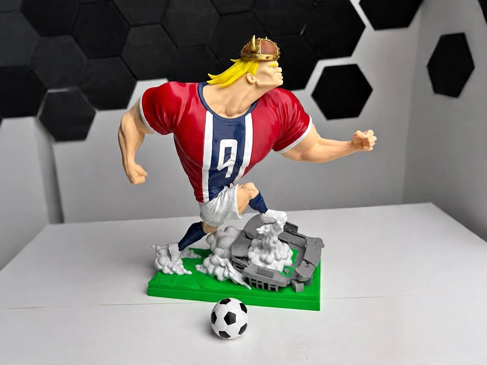 Erling Haaland Viking Soccer Figurine