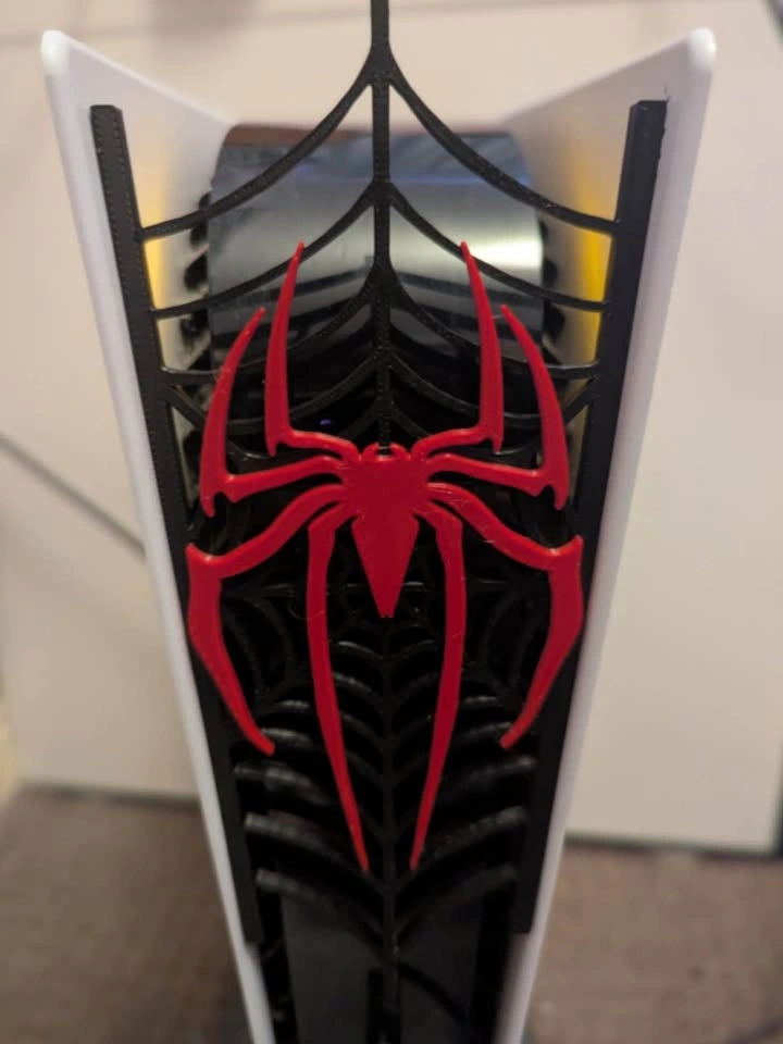 Spider-Man PS5 Custom Vent Cover Faceplate - photo 2