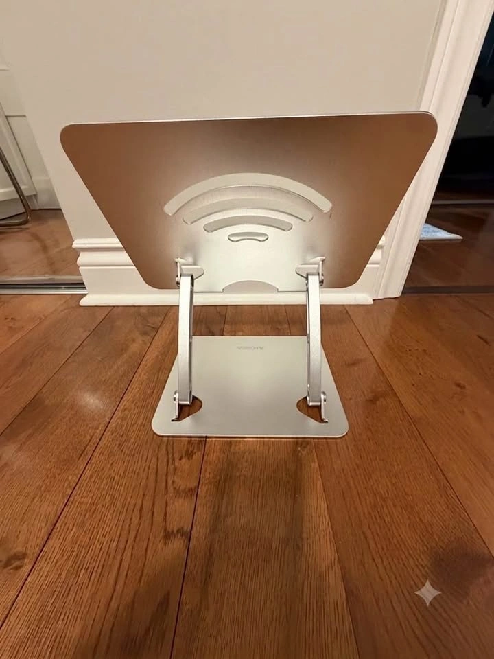 AKSEA Adjustable Aluminum Laptop Stand – Excellent Condition - photo 3