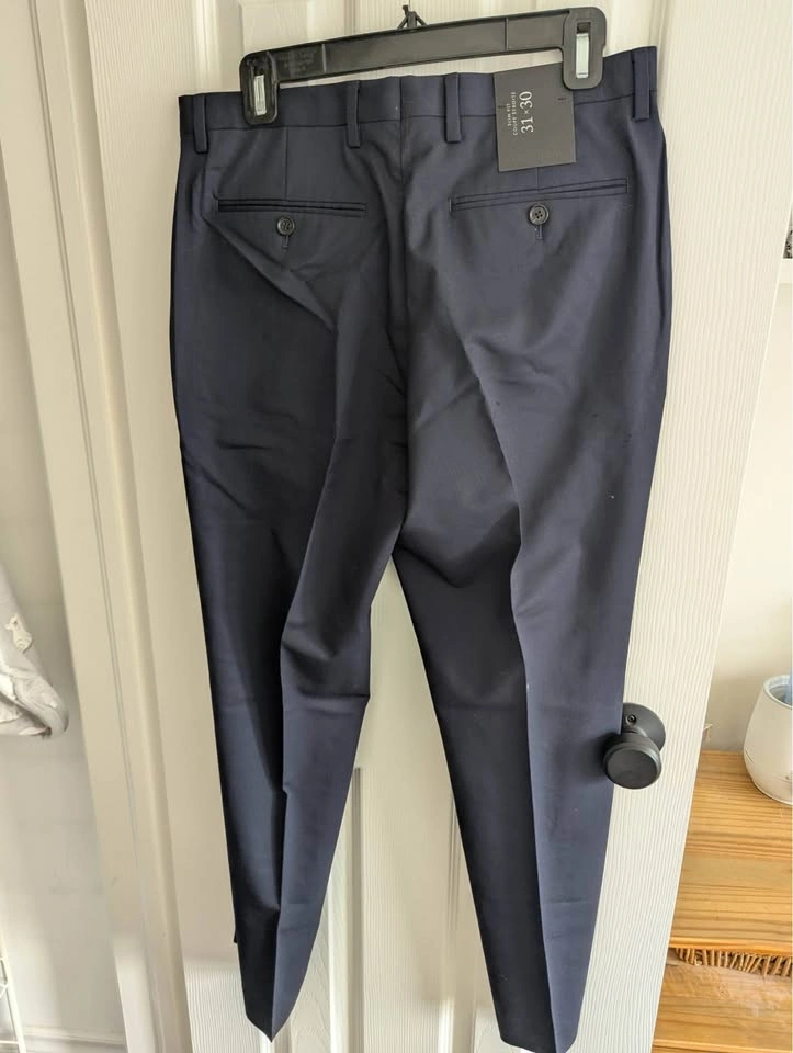 BNWT Men’s Banana Republic x Marzotto Wool Slim Fit Dress Pants - photo 2