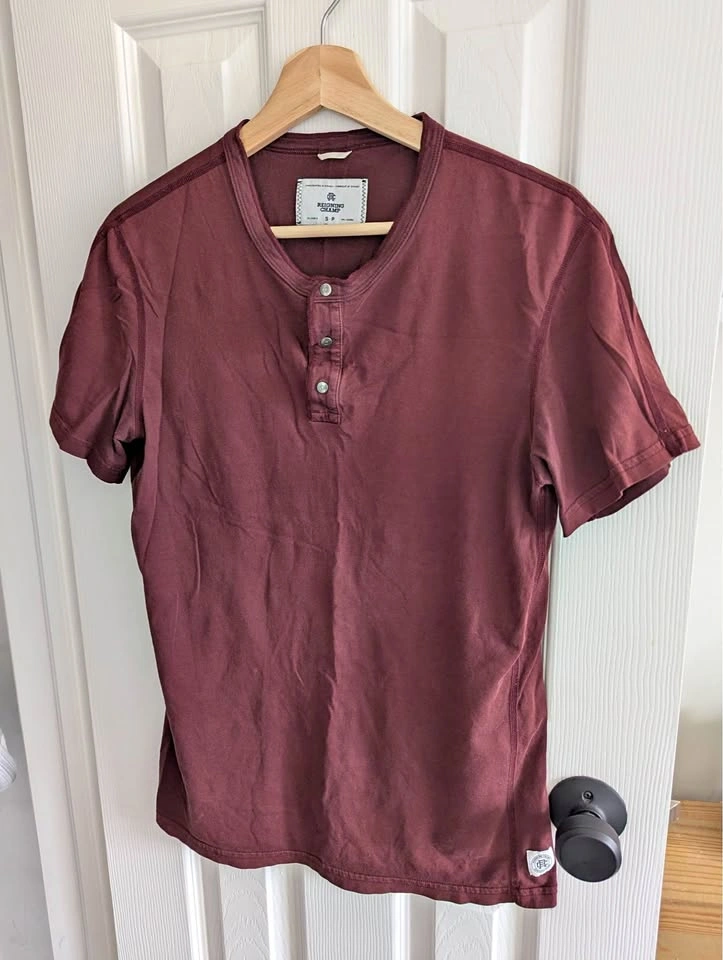 Reigning Champ Men’s S Short Sleeve Henley
