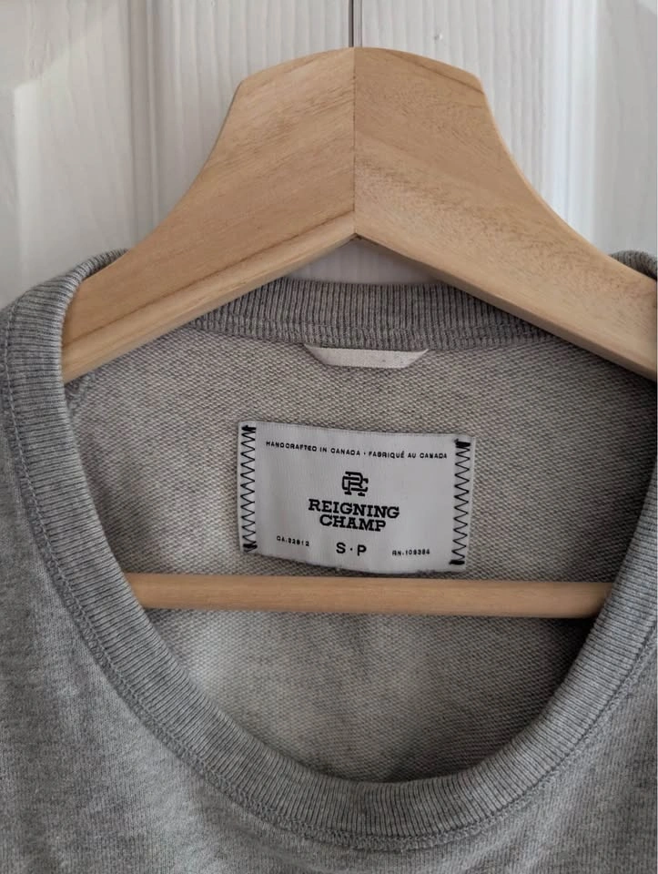 Reigning Champ Men’s S Crewneck Sweatshirt - photo 3