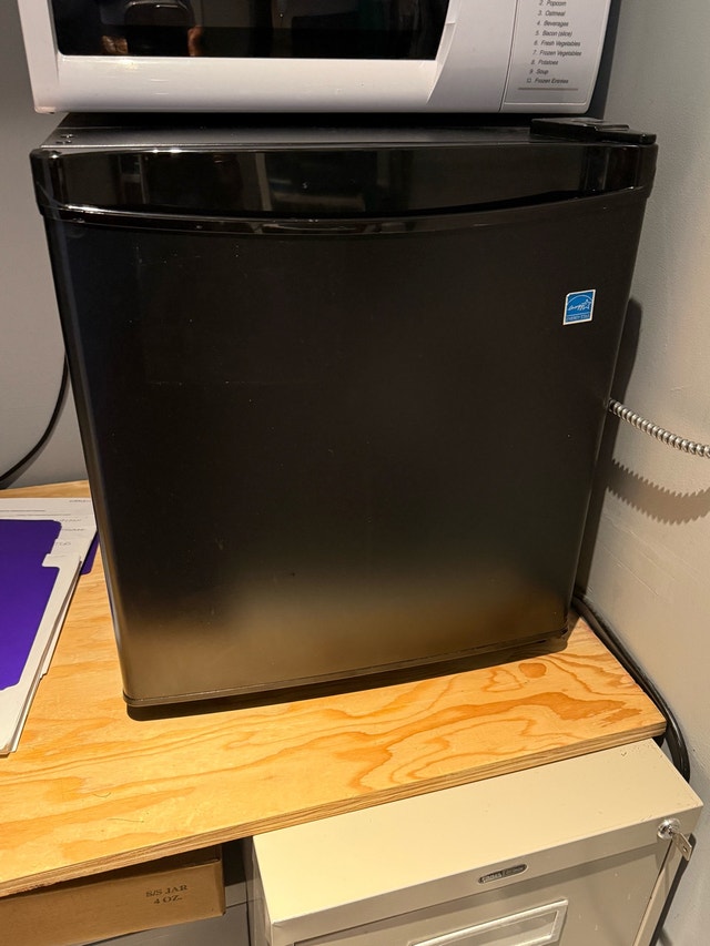 Black Compact Fridge