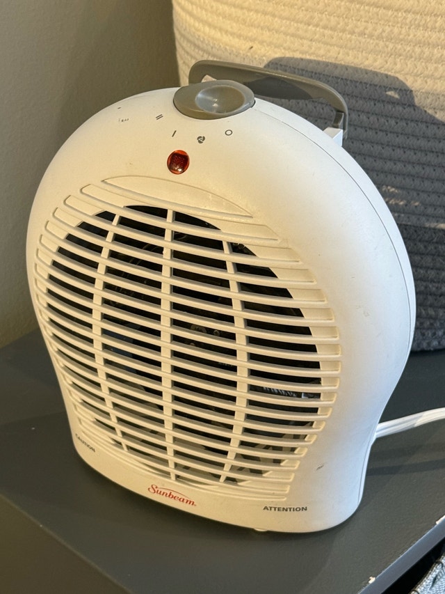 Sunbeam 1500W Portable Fan Heater