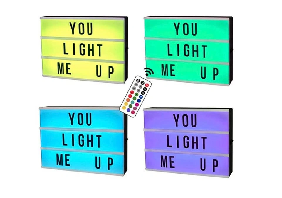 LED CINEMA LIGHT BOX NEON SIGNS - A4 SIZE