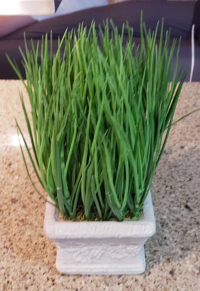 Decorative Potted Faux Grass - photo 4