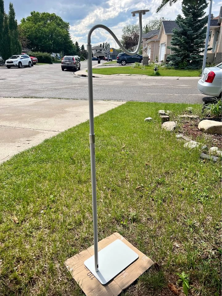 New Baby Monitor Floor Stand – Adjustable Gooseneck Holder - photo 2