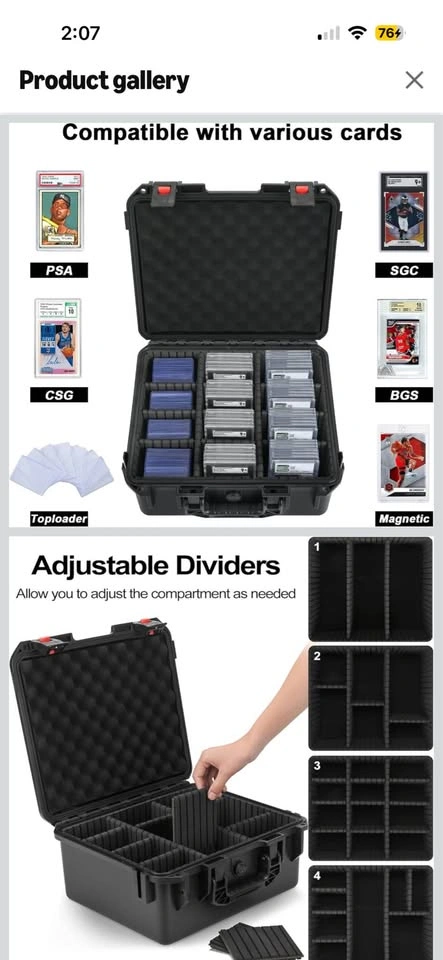 Graded Card Case Storage box - photo 2