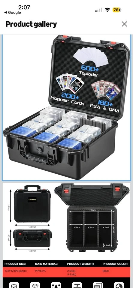 Graded Card Case Storage box - photo 3