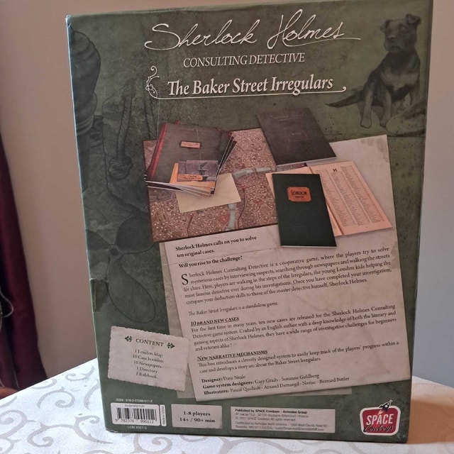 Sherlock Holmes Consulting Detective The Baker Street Irregulars - photo 2