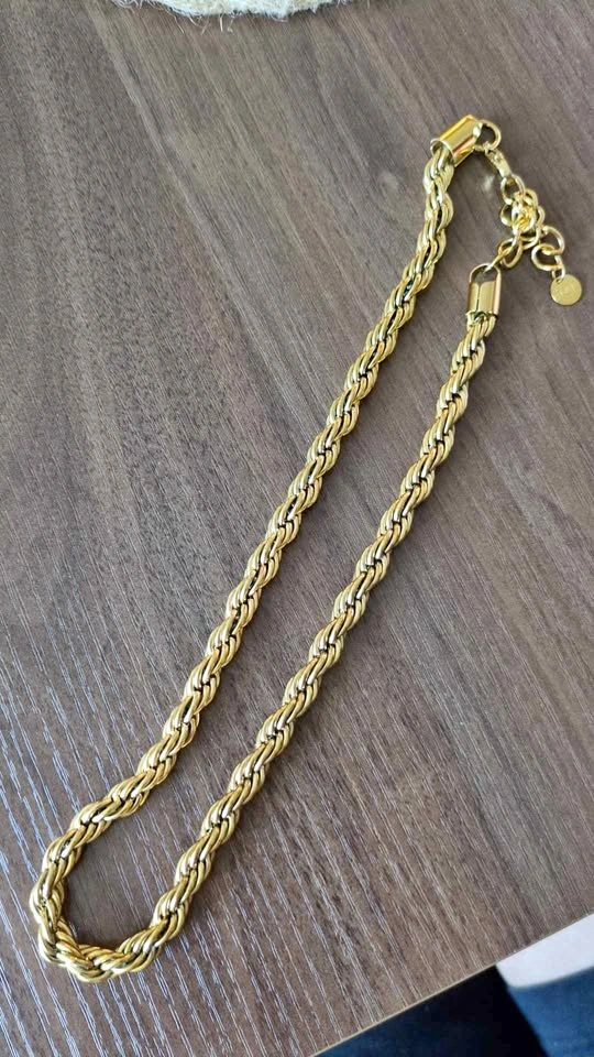 Victoria Emerson Gold Rope Chain Necklace