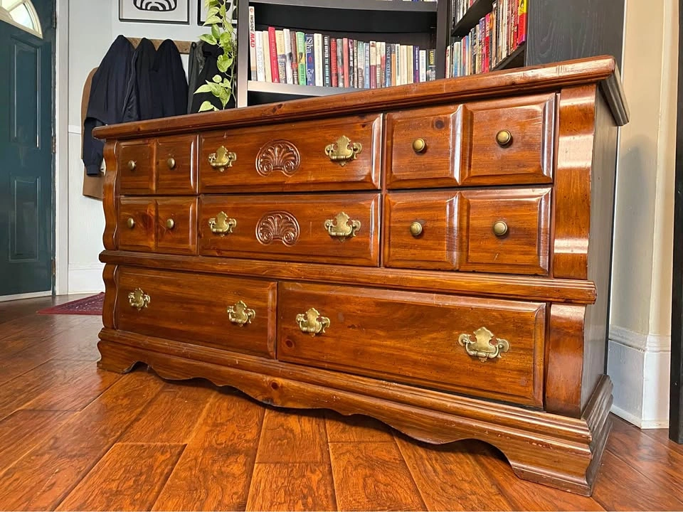 FREE DELIVERY: Real Wood Dresser $180 (HRM)