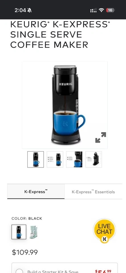 KEURIG® K-EXPRESS® SINGLE SERVE COFFEE MAKER