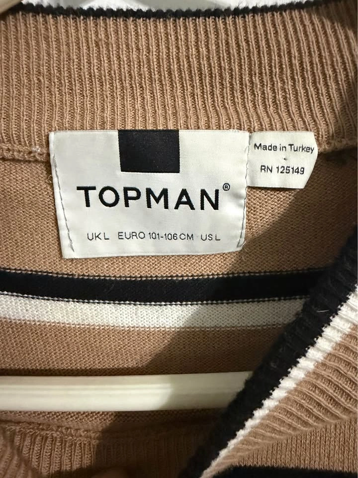 Topman Short Sleeve Striped Knit Sweater - photo 2
