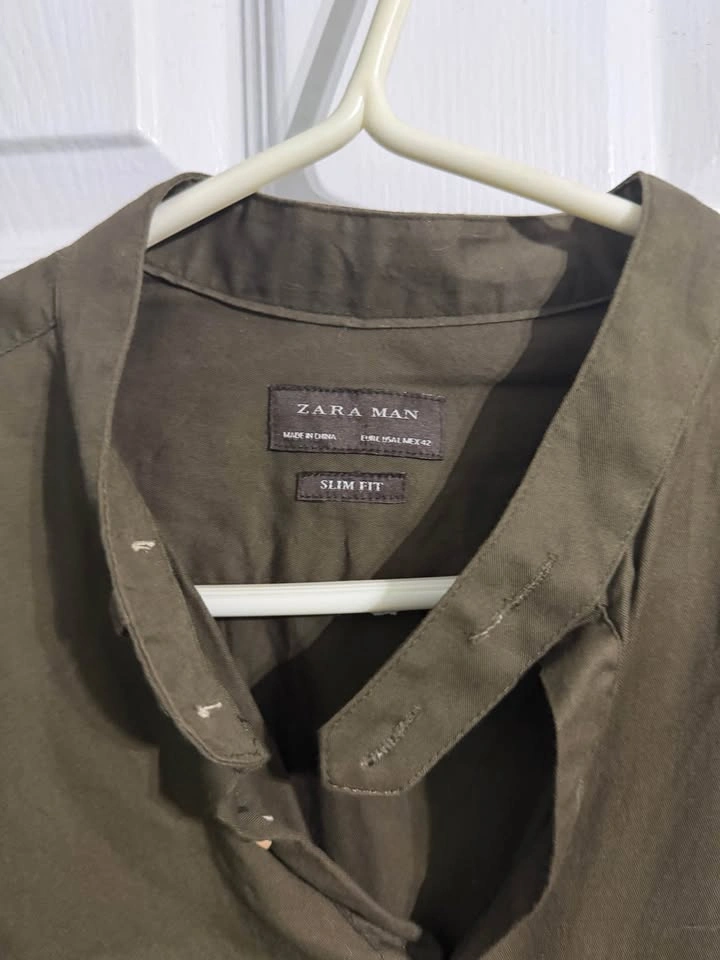 Zara Man Slim Fit Henley Shirt - photo 3