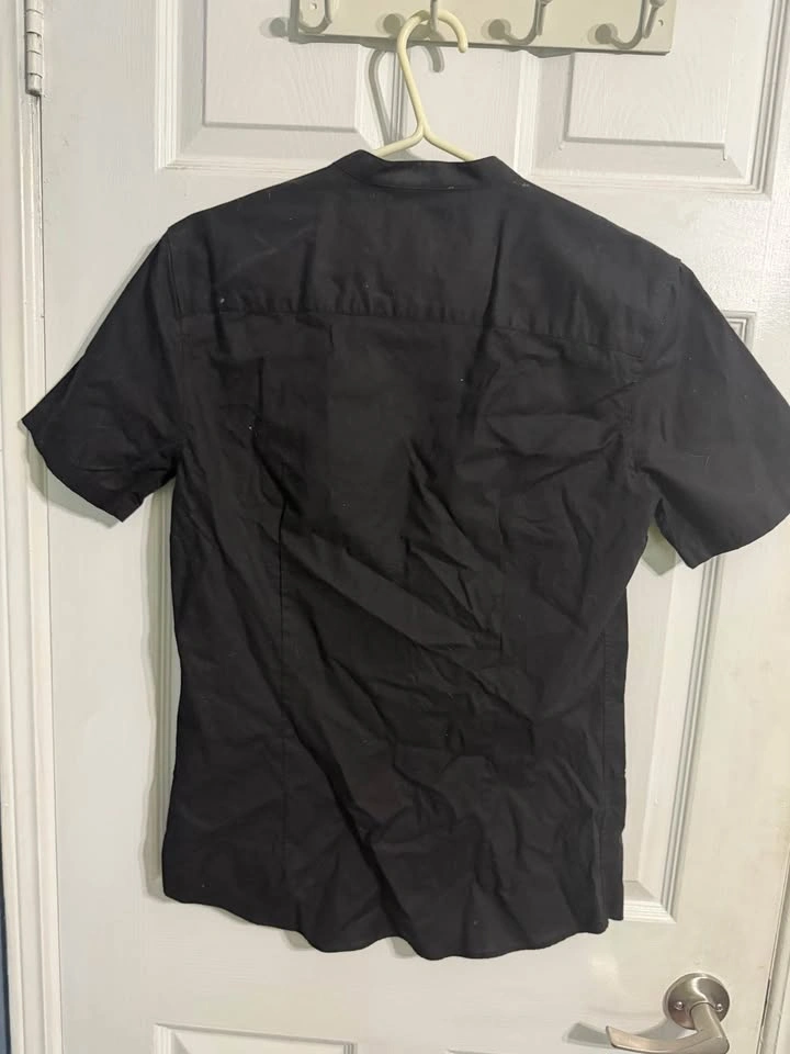 Topman Grandad Collar Short Sleeve Shirt - photo 2