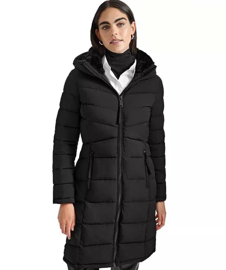 Calvin Klein Women's Hooded Puffer Coat
