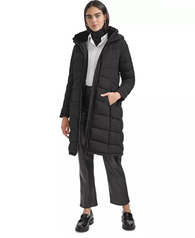 Calvin Klein Women's Hooded Puffer Coat - photo 2