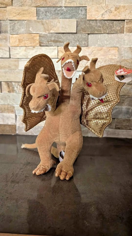 TY RARE 2001 Japan Yokohama Exclusive King Ghidorah Plush